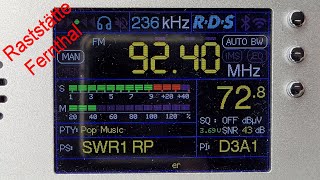 Ukw Bandscan Auf Der Raststätte Fernthal An Der A3 Mit Tef6686 Und Teleskopantenne Am 24.05.23