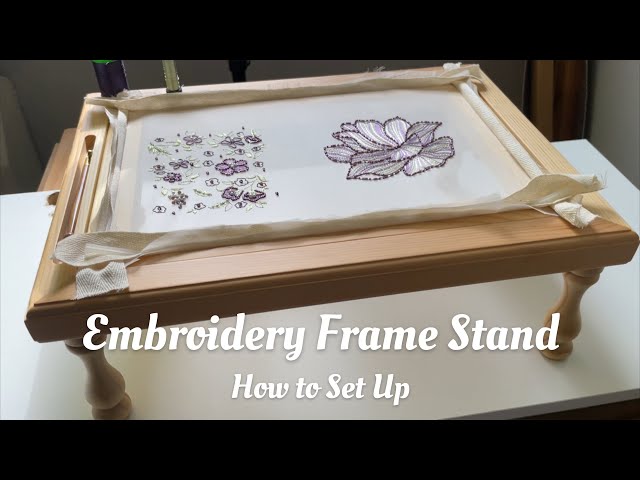 How to Set Up Embroidery Frame  Tambour/Luneville Embroidery Frame  Tutorial 