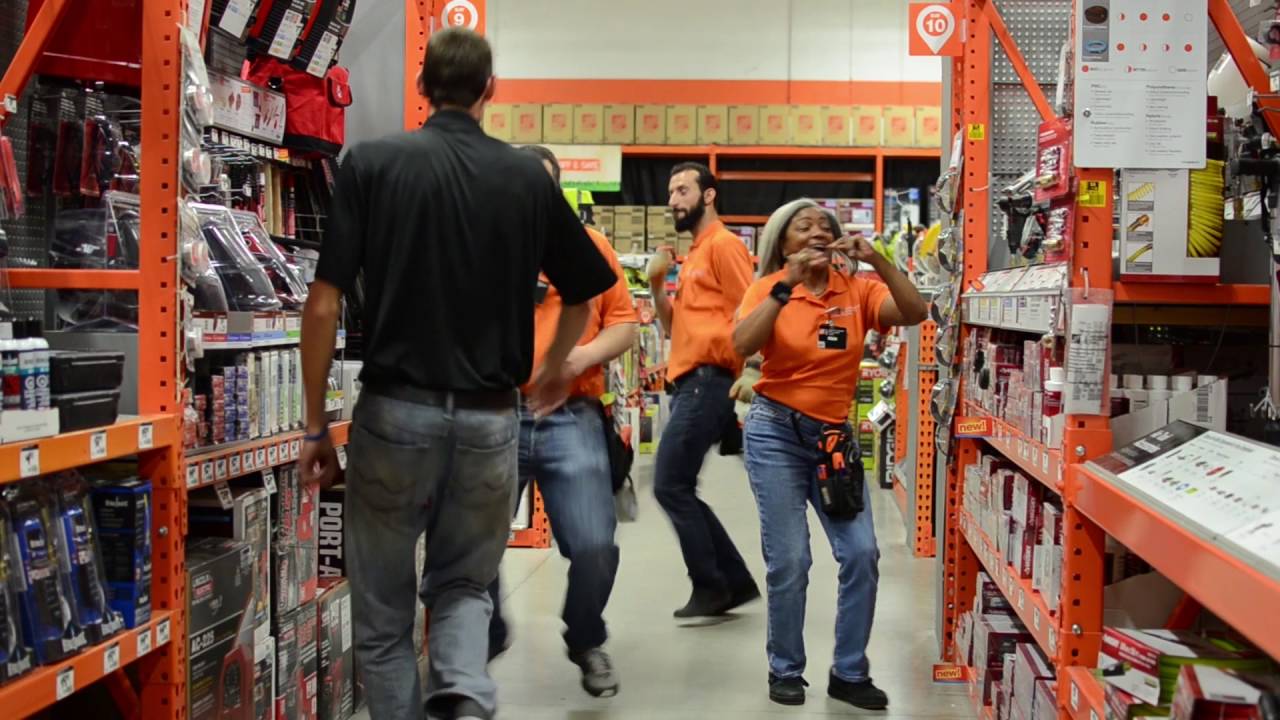 Running man challenge (Home depot) MET 6314 - YouTube