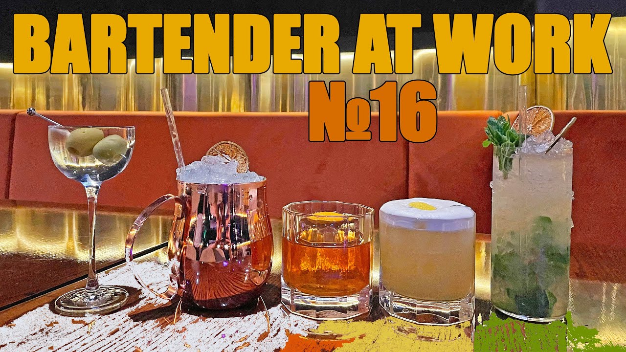 BARTENDER AT WORK №16 YouTube