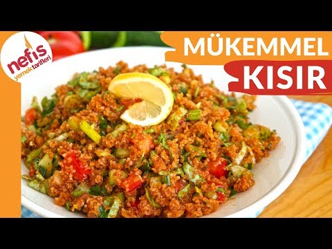 6 KİŞİLİK MUKEMMEL KISIR TARİFİ - Yedikçe yiyeceksiniz!. 