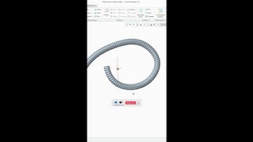Creo Tutorial Spiral duct hose pipe  #creo #Creotutorial