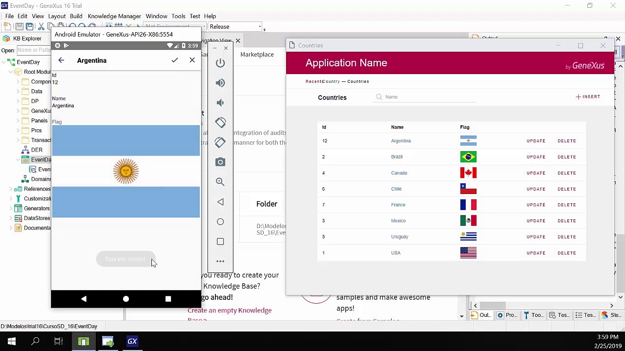 the assignment has offline data to be synchronised