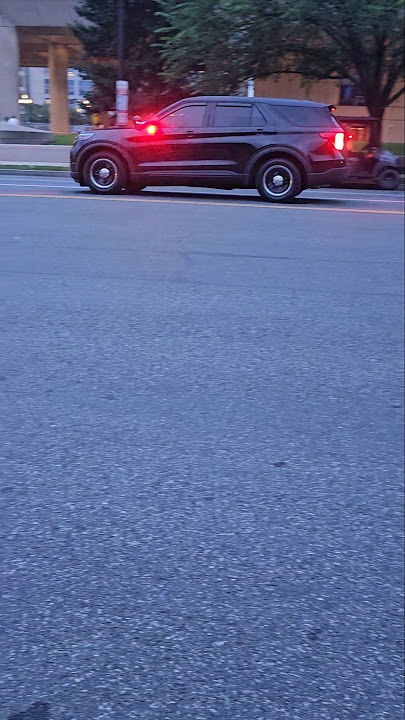 Unmarked Ford Police Interceptor Utility Patroling In Washington, D.C.