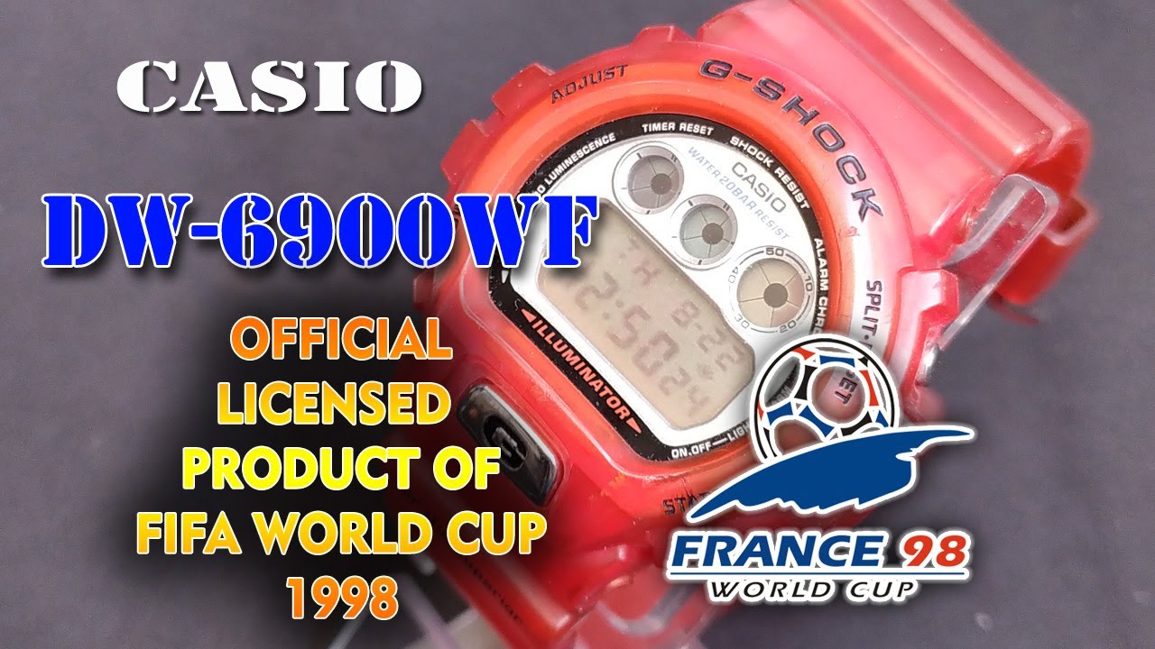 G-Shock DW-6900WF-4T FIFA World Cup 1998 France - red version 