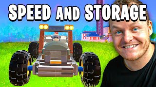 *NEW* How to Build a Fast, Storage & Reliable Car in LEGO Fortnite