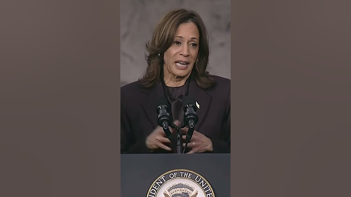 Kamala Harris delivered her concession speech following her defeat to Donald Trump.