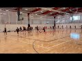 Natrona County girls basketball practice.