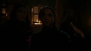 Arya and Melisandre meeting again Game Of Thrones 8x3 screenshot 5