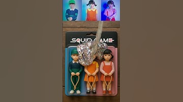 Unboxing Squid Game Chul-su & Young-hee dolls Squid Game MIX VERSION #brainrot #squidgame