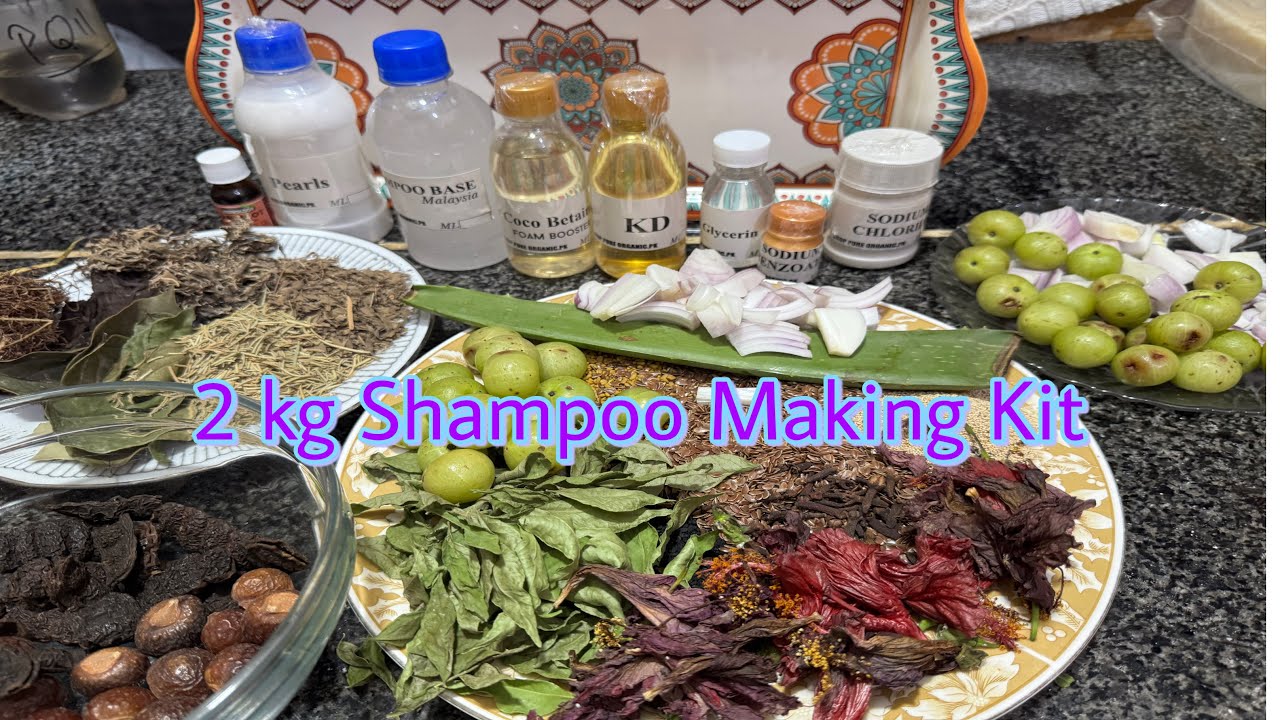 100% Organic Herbal Shampoo | Amla, Reetha, Shikakai & Complete Hair Care Formula