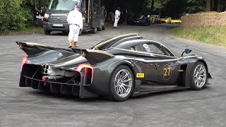 Download Lagu Pagani Huayra R SCREAMING V12 SOUNDS @ Goodwood Festival of Speed! MP3