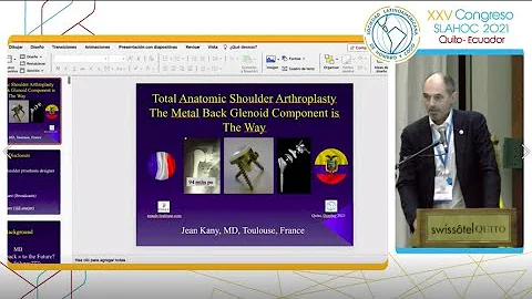 Total anatomic shoulder arthroplasty  The metal ba...