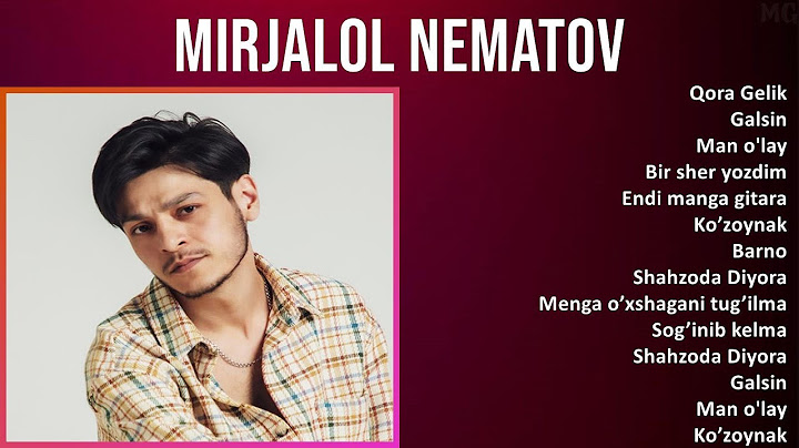 Mirjalol Nematov 2025 MIX Top Hits - Qora Gelik, Galsin, Man o'lay, Bir sher yozdim