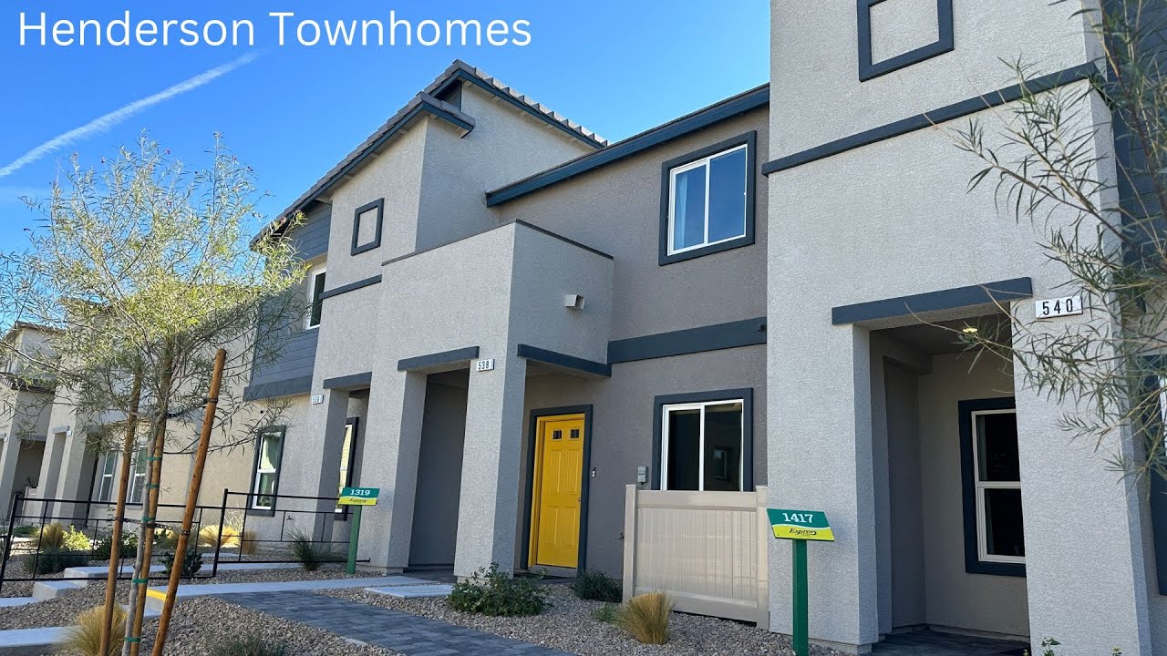 Trails at Willow Ranch by DR Horton New Henderson Townhomes For Sale