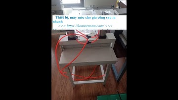 Máy cấn gân hơi CGH-480 II Kom Việt Nam - Thiết bị, máy móc cho gia công sau in lớn nhất toàn quốc!!