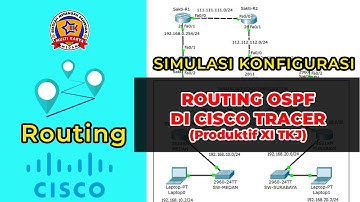 SIMULASI KONFIGURASI ROUTING OSFP DI CISCO TRACER (Produktif XI TKJ) | SMK MULTI KARYA