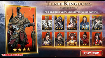 Three Kingdoms: Legends of War - Android/ios Gameplay (By )