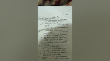 Childhood and Growing up, B.ed.  1st semester dec 2018, jiwaji University