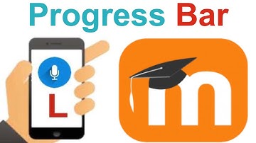 How to User the Progress Bar on Moodle