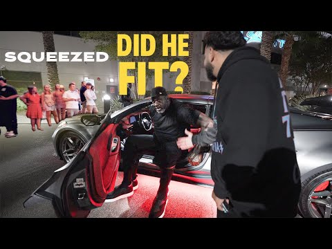 Shaq Finally Fits! Custom 20-Inch Stretched Corvette Delivery in Vegas