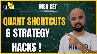 Cet Quant Sacred Art Of Shortcuts G Strategy For Quant In Mba Cet