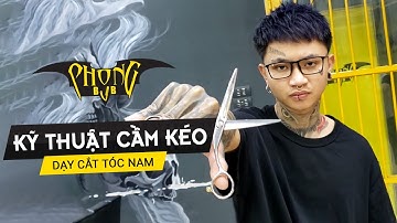 Hướng Dẫn Cầm Kéo Chuẩn Barber | Dạy Cắt Tóc Nam Phong BvB
