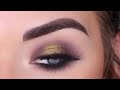 Sigma Beauty Enchanted Palette | Smokey Gold Halo Eyeshadow Tutorial