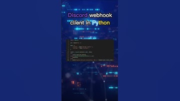 Discord webhook client in Python