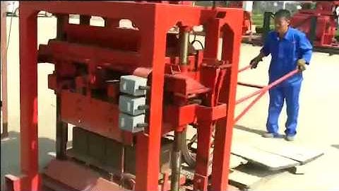 QT4-35 Manual brick making machine