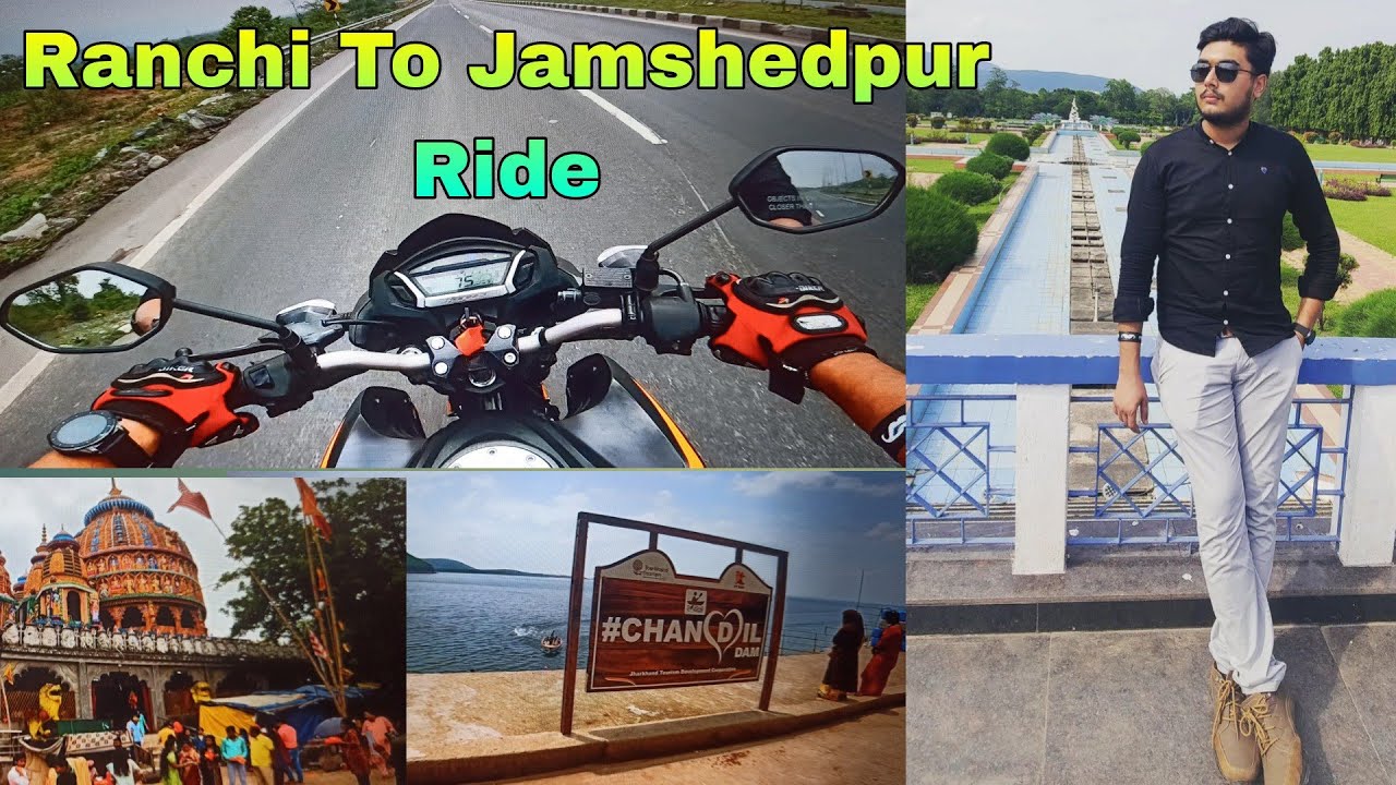 Ranchi To Jamshedpur Bike Ride | VLOG - 300Km+ | Dewri Mandir - Chandil Dam - Jamshedpur ⚡⚡