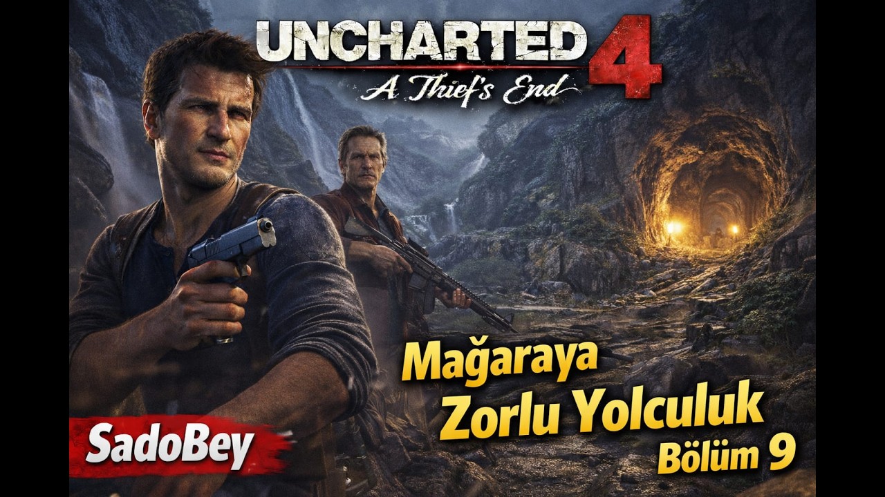 Uncharted 4: A Thief’s End – Bölüm 9 | Mağaraya Zorlu Yolculuk