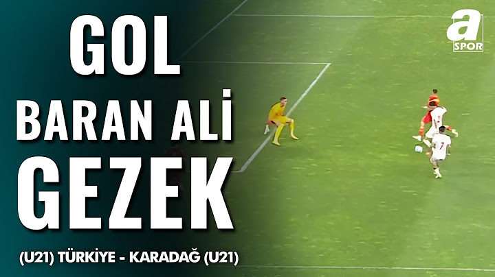 GOL Baran Ali Gezek | (U21) Türkiye 1–0 Karadağ (U21) | Hazırlık Maçı / 05.06.2025
