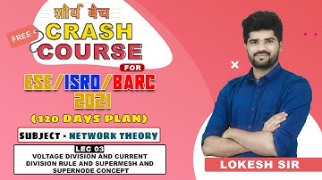 ESE ISRO BARC 2021 I Network Theory I DAY 04 I Free Crash Course I Shaurya Batch