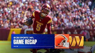 Commanders ROUT Browns at home, improve to 4-1 in Jayden Daniels era | Game Recap
