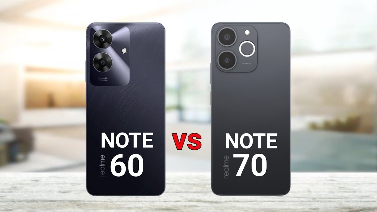 Realme Note 60 vs Realme Note 70 - YouTube