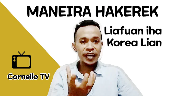 #Caramenulisbaha...  Maneira Hakerek Liafuan ho Li...