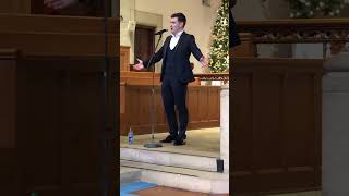 Emmet Cahill, &quot;Angels We Have Heard On High&quot;  - Columbia, SC (12/8/22)