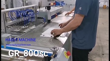 HL GR 800SC Double stations Semi automatic Book cover machine