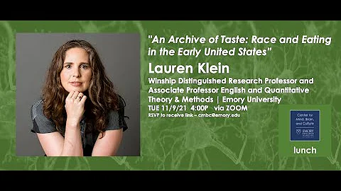 Lauren Klein | CMBC Lecture