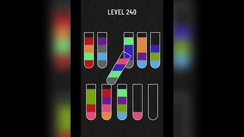 Water sort puzzle level 240