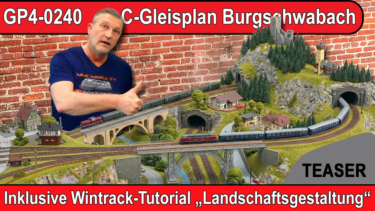Neuer Märklin C-Gleisplan Burgschwabach (Trailer)