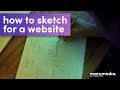 How to sketch for a website