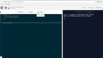 Lua Tutorial 2: tables