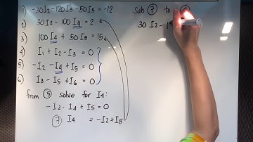 Network Analysis: Solving 3-Loop Network Using Kirchhoff’s Law