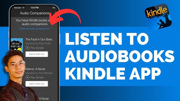 How To Listen To Books On Amazon Kindle App 2024 !