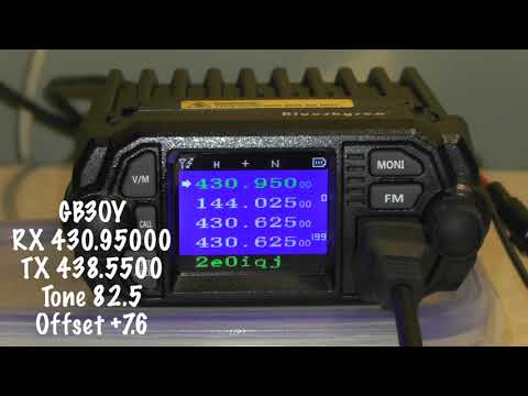 Repeater Programming QYT8900D - YouTube
