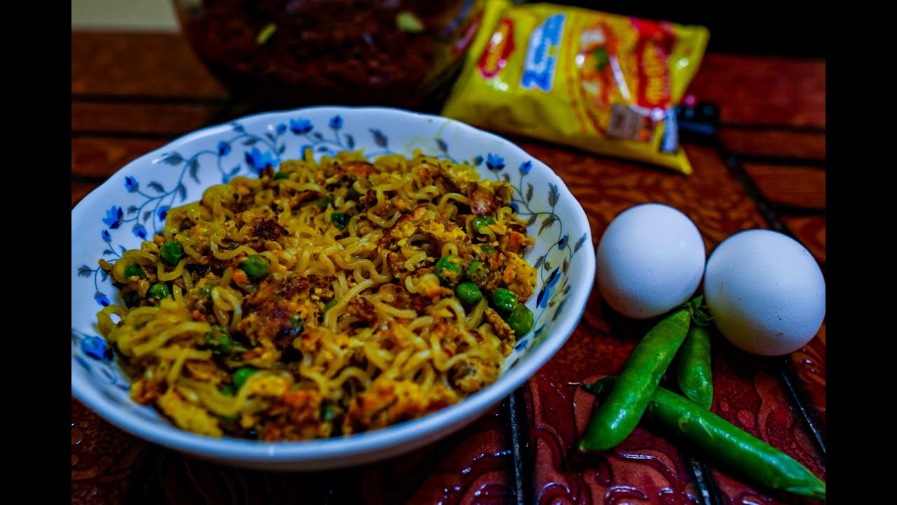 Egg Maggi Egg Maggi Recipe Egg Noodles A simple culinary delight