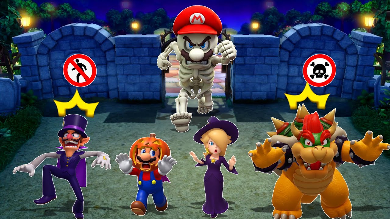 【スーパーマリオパーティジャンボリー】ミニゲームロゼッタ VS マリオ VS ワルイージ VS クッパ(最強CPU｢たつじん」)