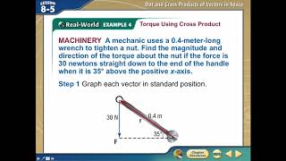Advanced Pre-Calculus Lesson 8-5